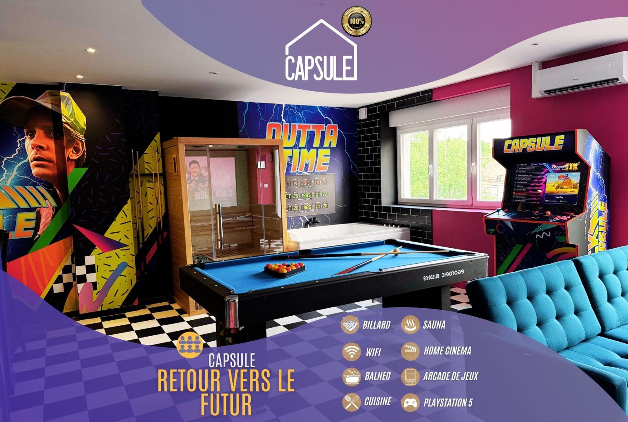 Capsule Retour Vers Le Futur Maubeuge Exteriér fotografie